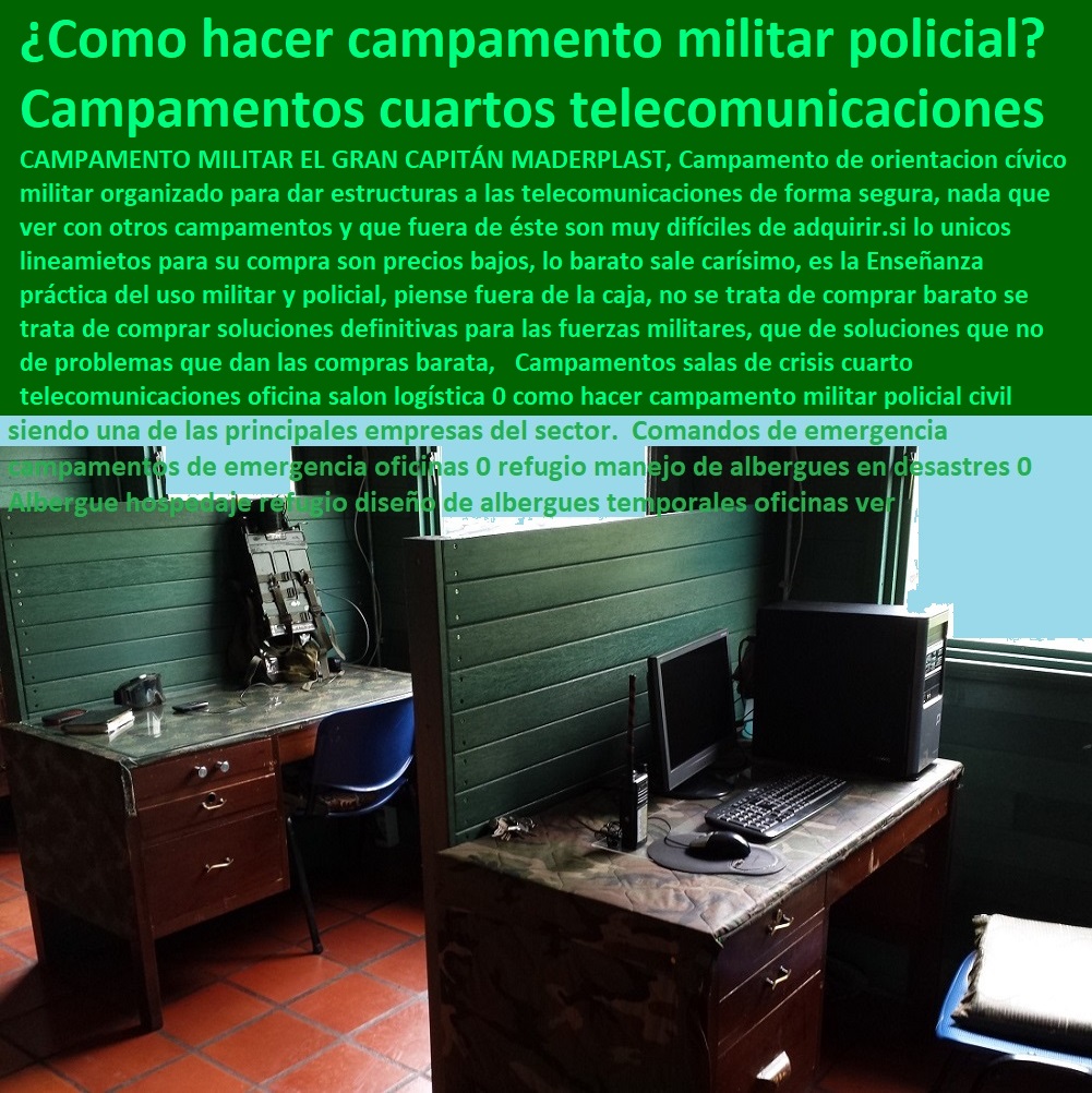 Campamentos salas de crisis cuarto telecomunicaciones oficina salon logística 0 como hacer campamento militar policial civil turístico 0 Como Armar Y Desarmar sala De Campaña o Campamento Baños Cocina Dormitorios Comedor Deposito Campamentos salas de crisis cuarto telecomunicaciones oficina salon logística 0 como hacer campamento militar policial civil turístico 0 Como Armar Y Desarmar sala De Campaña o Campamento Baños Cocina Dormitorios Comedor Deposito